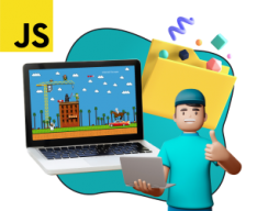 Программирование на JavaScript. Учимся создавать игры! - Школа программирования для детей, компьютерные курсы для школьников, начинающих и подростков - KIBERone г. куюки