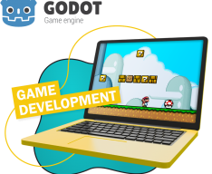 Godot.  Основа создания легендарных игр - КИБЕРшкола программирования для детей, компьютерные курсы для школьников, начинающих и подростков - KIBERone г. куюки