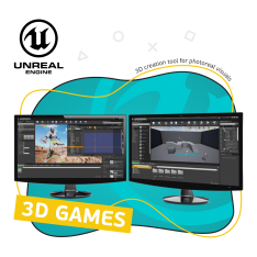 Unreal Engine 4. Игровой движок - КИБЕРшкола программирования для детей, компьютерные курсы для школьников, начинающих и подростков - KIBERone г. куюки