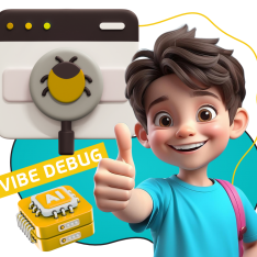Тестирование & Vibe Debug. Охотники за багами - КИБЕРшкола программирования для детей, компьютерные курсы для школьников, начинающих и подростков - KIBERone г. куюки