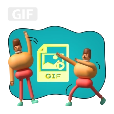 Gif-анимация - КИБЕРшкола программирования для детей, компьютерные курсы для школьников, начинающих и подростков - KIBERone г. куюки