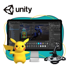 Мир игр на Unity 2D на популярном движке + AI-помощники - КИБЕРшкола программирования для детей, компьютерные курсы для школьников, начинающих и подростков - KIBERone г. куюки