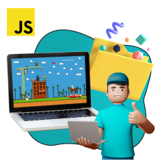 Программирование на JavaScript. Учимся создавать игры! - КИБЕРшкола программирования для детей, компьютерные курсы для школьников, начинающих и подростков - KIBERone г. куюки