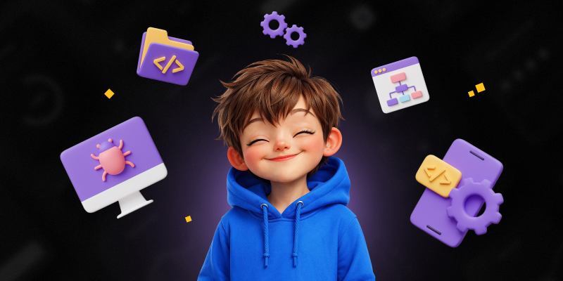 Идеальный сайт с нуля: код, дизайн и AI-помощник - КИБЕРшкола программирования для детей, компьютерные курсы для школьников, начинающих и подростков - KIBERone г. куюки